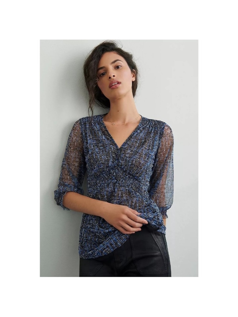 Anthropologie Gretchen Smocked Tunic